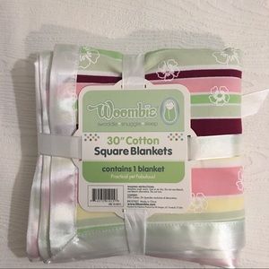 Woombie Traditional Baby Blanket 30”x30”